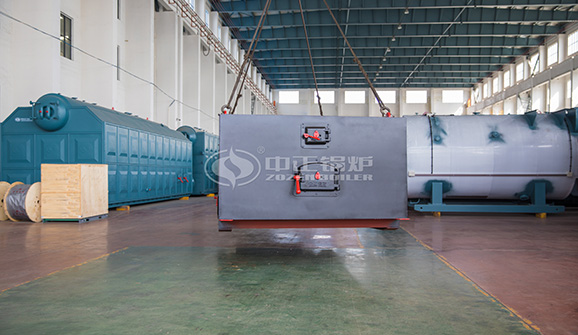 濰坊濱投熱力40噸SZS系列冷凝式燃?xì)庹羝仩t項目